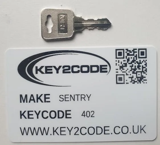 Sentry safe 400 - 499 keys cut to code