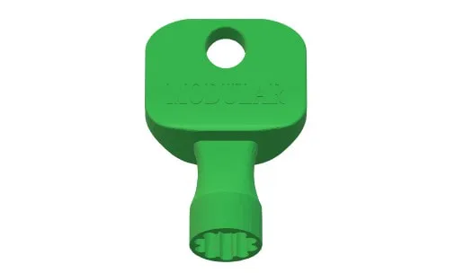 Modula plastic roof bar key