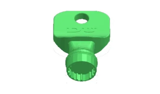 DU roof bar and roof rack removal tool / key