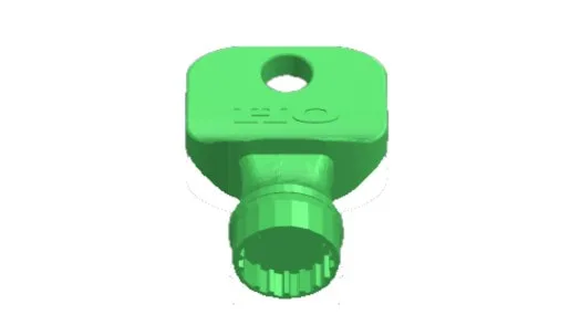 HO roof bar and roof rack removal tool / key