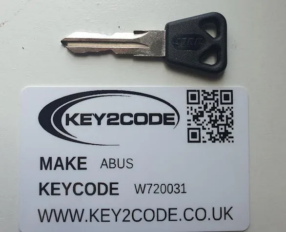 Abus W72 keys cut to code