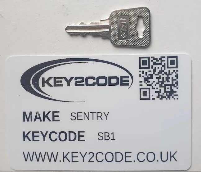 Sentry Fire safe SB1 TO SB9 keys cut to code