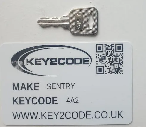 Sentry safe 4A2 - 4Z2 keys cut to code