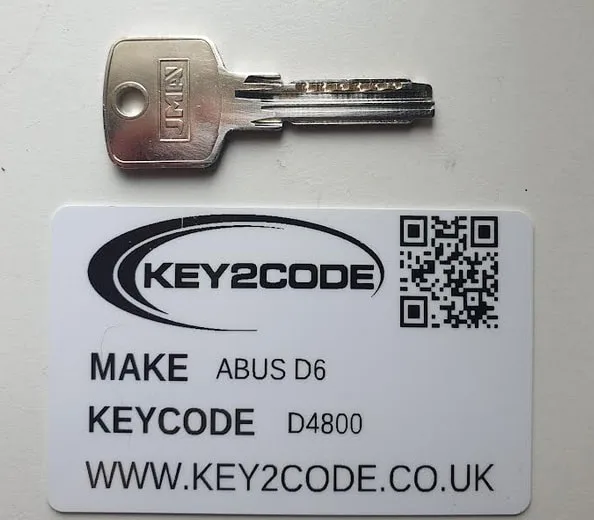 ABUS D6  KEYS CUT TO CODE - D0001 - D4800