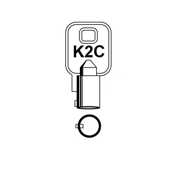BEAVER radial tubular key cut to code SM500 - SM599